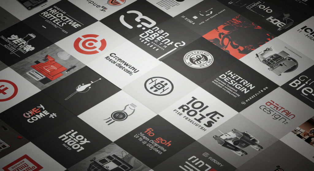 Collage of creative designs made using free design tools.